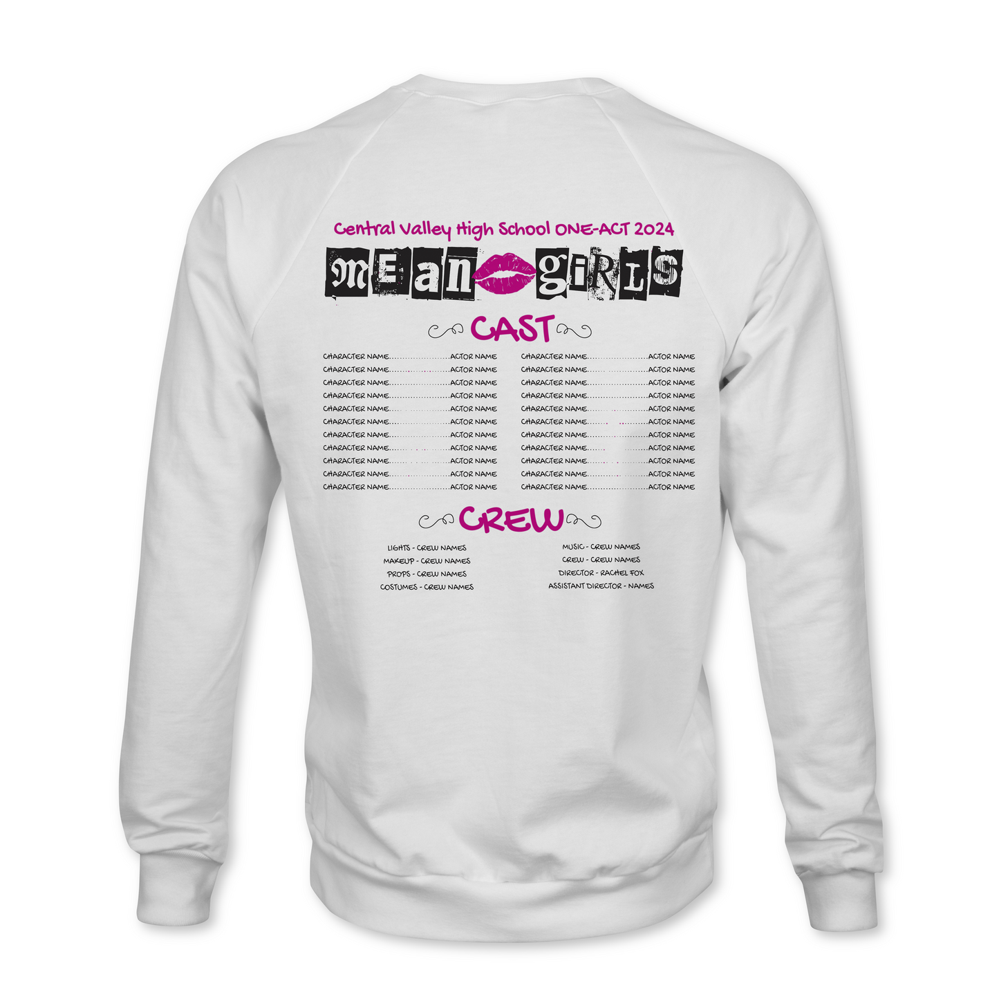 White Crew Neck Sweatshirt